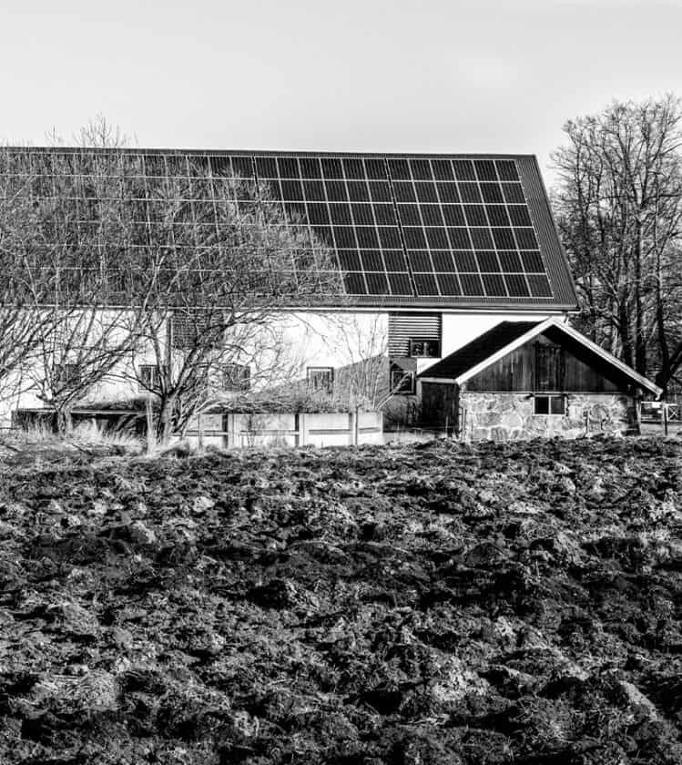 Barn With Solar Panels